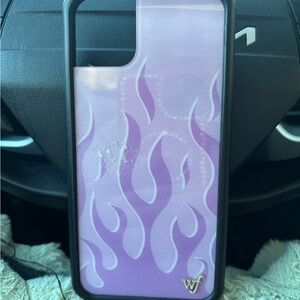 Wildflowers Purple Flame Phone Case iphone 13